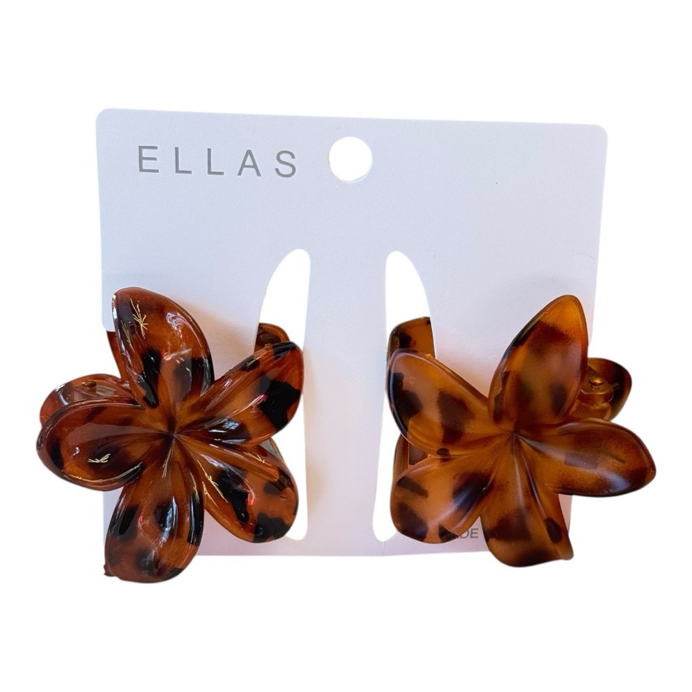 Ellas Flower Hair Clips Set